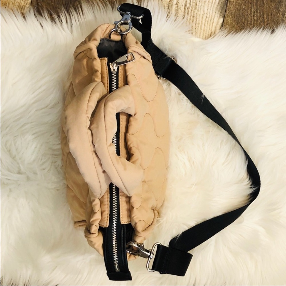 Zara Quilted Shopper Bag Sand - Picture 15 of 15